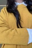 Conrad Oversized Boxy Knit Dijon